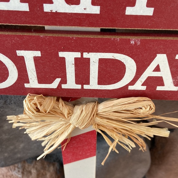 Happy holidays Christmas stake - Picture 5 of 6